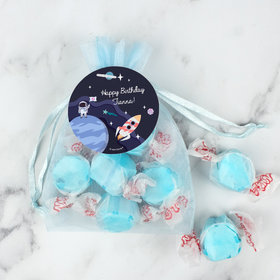 Personalized Space Birthday Taffy Organza Bags Favor - Out of this World