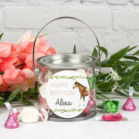 Personalized Kids Birthday - Horse Paint Can