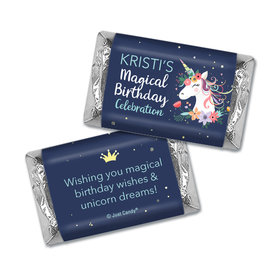 Personalized Unicorn Kids Birthday Favors Mini Wrappers