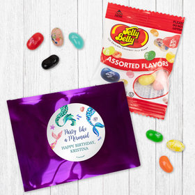 Personalized Mermaid Birthday Jelly Belly Jelly Beans Favor - Mermaid Tails