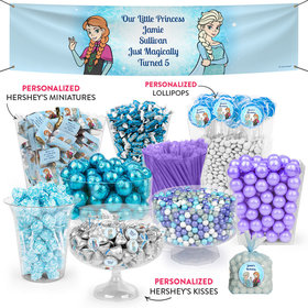 Personalized Kids Birthday Frozen Themed Deluxe Candy Buffet