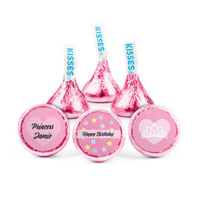 Personalized First Birthday Her Crown Hershey's Kisses