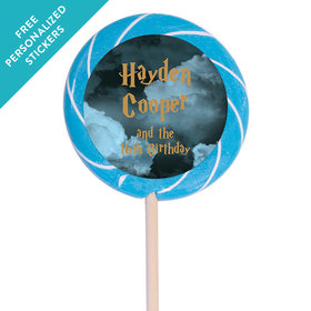 Birthday Personalized 3" Swirly Pop Harry Potter Wizzardly Wishes (12 Pack)