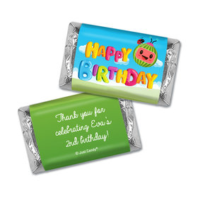 Personalized Coco Melon Kids Birthday Favors Mini Wrappers