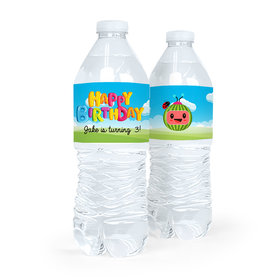 Non-Personalized Kids Birthday Coco Melons Water Bottle Labels (5 Labels)