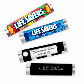 Personalized Quinceanera Luneres Lifesavers Rolls (20 Rolls)
