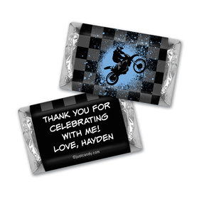 Birthday Personalized Hershey's Miniatures Motorcycle Motorcross Party
