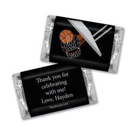 Birthday Personalized Hershey's Miniatures Basketball Hoop Slam Dunk