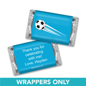 Birthday Personalized Hershey's Miniatures Wrappers Soccer