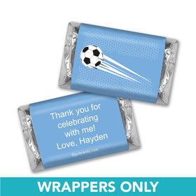Birthday Personalized Hershey's Miniatures Wrappers Soccer