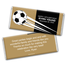 Birthday Personalized Chocolate Bar Wrappers Soccer
