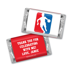 Birthday Personalized Hershey's Miniatures Basketball NBA Logo