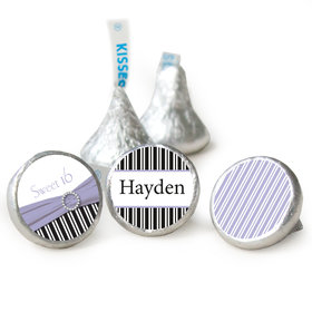 Birthday Personalized Hershey's Kisses Glamour Stripes Sweet 16 Assembled Kisses