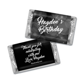 Birthday Personalized Hershey's Miniatures Wrappers Bubbles & Dots