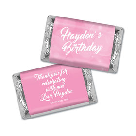 Birthday Personalized Hershey's Miniatures Wrappers Bubbles & Dots
