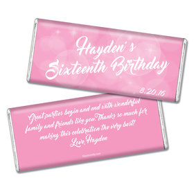 Birthday Personalized Chocolate Bar Bubbles & Dots
