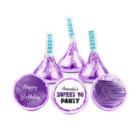 Personalized Sweet 16 Birthday Beach Party Hershey's Kisses