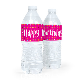 Personalized Birthday Surprise Water Bottle Sticker Labels (5 Labels)