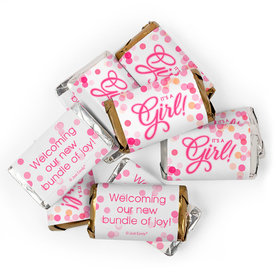 It's a Girl Baby Shower Candy Hershey's Miniatures Chocolate
