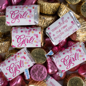 It's a Girl Hershey's Miniatures, Kisses and JC Peanut Butter Cups