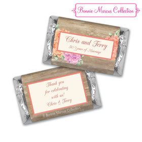 Bonnie Marcus Collection Chocolate Candy Bar and Wrapper Blooming Joy Anniversary Party Favor