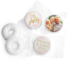 Personalized Bonnie Marcus Anniversary Champagne Party Life Savers Mints