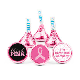 Personalized Bonnie Marcus Breast Cancer Awareness Pink Power Hershey's Kisses