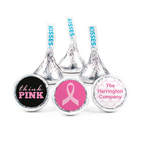 Personalized Bonnie Marcus Breast Cancer Awareness Pink Power 3/4" Stickers (108 Stickers)