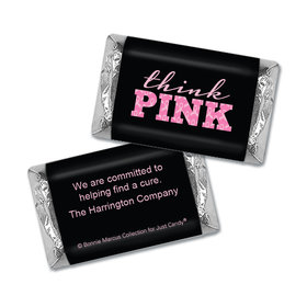 Personalized Bonnie Marcus Breast Cancer Awareness Pink Power Hershey's Miniatures