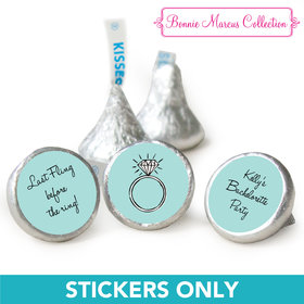 Bonnie Marcus Collection Bachelorette Party Bada Bling 3/4" Stickers Personalized (108 Stickers)