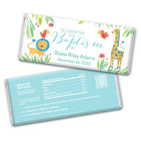 Bonnie Marcus Collection Baptism Personalized Chocolate Bar Wrappers