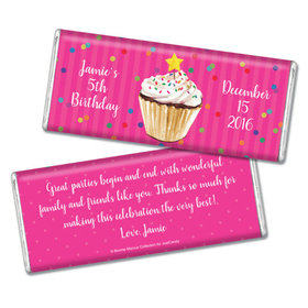 Bonnie Marcus Collection Personalized Chocolate Bar Birthday Wrapper s Cupcake Dazzle