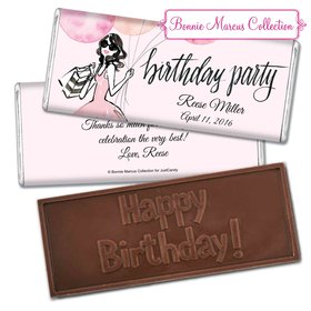 Bonnie Marcus Collection Personalized Embossed Chocolate Bar Birthday Wrappers Blithe Spirit Birthday