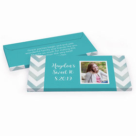 Deluxe Personalized Sweet 16 Picture Your Birthday Hershey's Chocolate Bar in Gift Box
