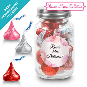 Bonnie Marcus Collection Personalized Mason Jar Blithe Spirit Birthday (24 Pack)