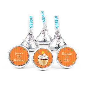 Personalized Bonnie Marcus Birthday Cupcake Dazzle Hershey's Kisses