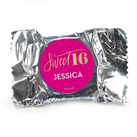 Personalized Bonnie Marcus Sweet 16 Pink & Gold York Peppermint Patties
