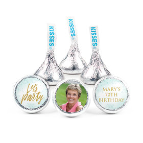 Personalized Bonnie Marcus Birthday Champagne Party 3/4" Stickers (108 Stickers)