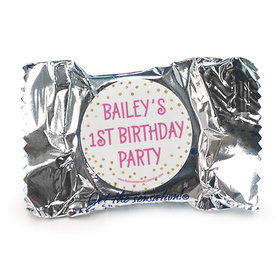Personalized Golden One First Birthday York Peppermint Patties