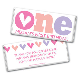 Bonnie Marcus Personalized 1st Birthday Adorable One Chocolate Bars