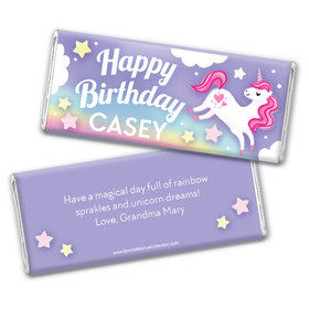 Personalized Bonnie Marcus Birthday Unicorn Dreams Chocolate Bars