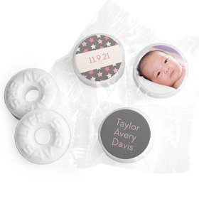 Bonnie Marcus Collection Personalized LIFE SAVERS Mints Star Girl Birth Announcement