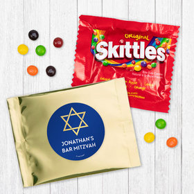 Personalized Bonnie Marcus Bar Mitzvah Traditional Star Skittles