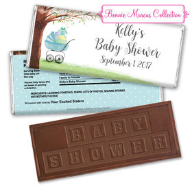 Bonnie Marcus Collection Personalized Embossed Chocolate Bar Baby Shower Favors Rockabye Baby