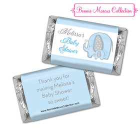 Personalized Bonnie Marcus Baby Shower Elephants Hershey's Miniatures
