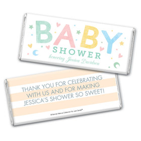 Personalized Bonnie Marcus Baby Shower Sweet Baby Chocolate Bar & Wrapper