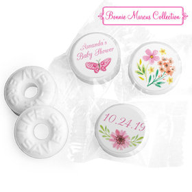 Personalized Bonnie Marcus Baby Shower Butterfly Flower Wreath Life Savers Mints