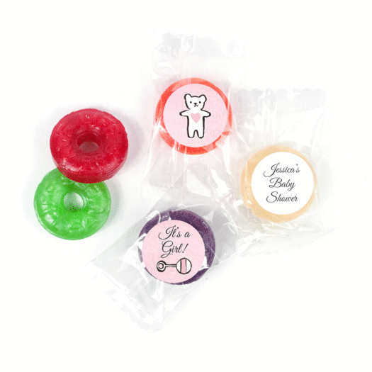 Personalized Bonnie Marcus Baby Shower Icons LifeSavers 5 Flavor Hard Candy