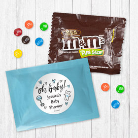 Personalized Baby Shower Oh Baby Milk Chocolate M&Ms
