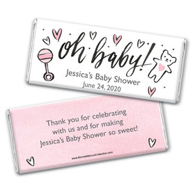 Personalized Bonnie Marcus Baby Shower Icons Chocolate Bar & Wrapper